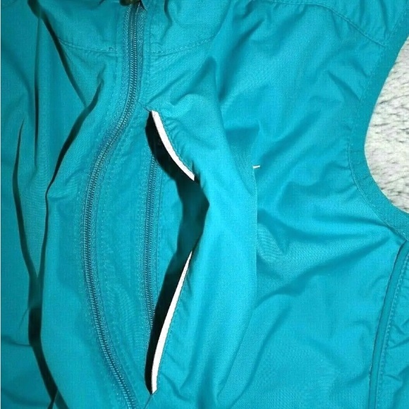 Nike Light Vest Teal Blue Zip security zip pocket Reflective stripes, Sz… - Picture 3 of 8